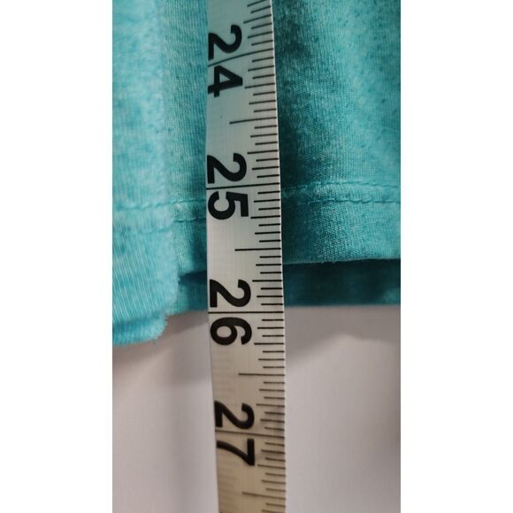 DANSKIN NOW Women's "IT'S GO TIME" Teal Razorback Tank Top Size XL - Picture 6 of 6